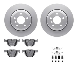 R1 Concepts WDUH1-31197 Carbon Series Brake Rotors W/ 5000 Oep Brake Pads & Hdw